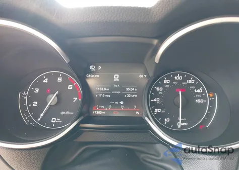 2020 Alfa Romeo Stelvio Ti Awd z USA, uszkodzony, nr VIN ZASPAKBN7L7C97156